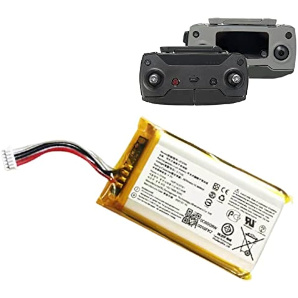 RS Products [DJI Transmitter Battery] Battery Mavic Pro Air Controller Replacement Battery Spare Compatible Battery Repair etc.