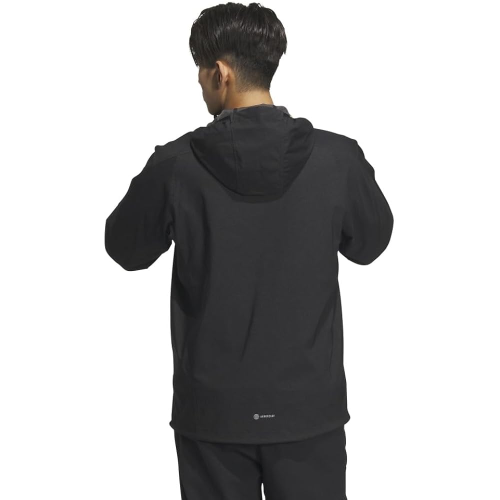 [Adidas] Hoodie Denim Look Regular Fit Stretch Woven Hooded Track Top BXF22 Men's