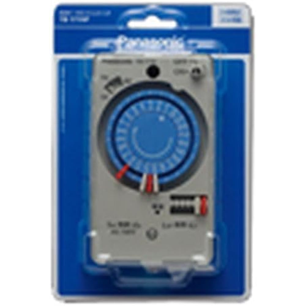 Panasonic Rainproof 24 Hour Time Switch with Power Cord and Outlet TBC171N