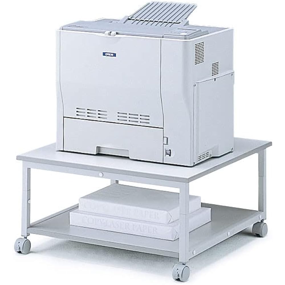 Sanwa Supply Laser Printer Stand (W700 x D700mm) LPS-T105N2 Gray