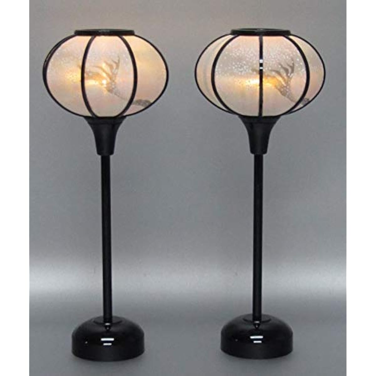 Cordless Snow Lantern "Kyoto Kasumi" LED Lantern, Height 28cm, Hina Doll Tool, Battery Operated