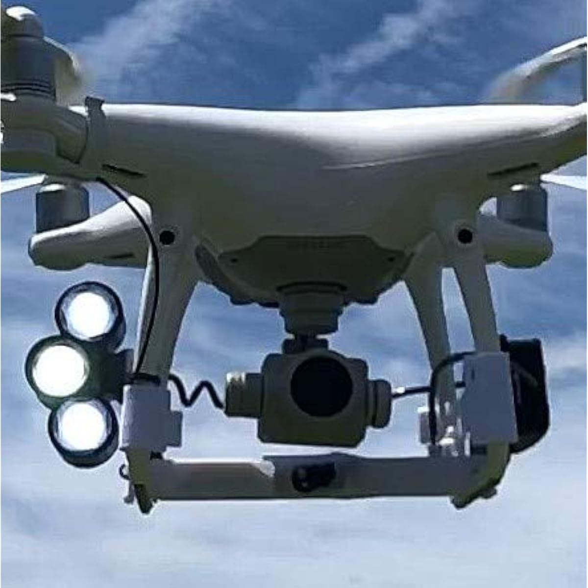 Prolite Searchlight Release Drop for DJI Phantom 4 Plus with Model Device for Drone Fishing, Bait Release, Search, Rescue and Payload Delivery, Fun Activities