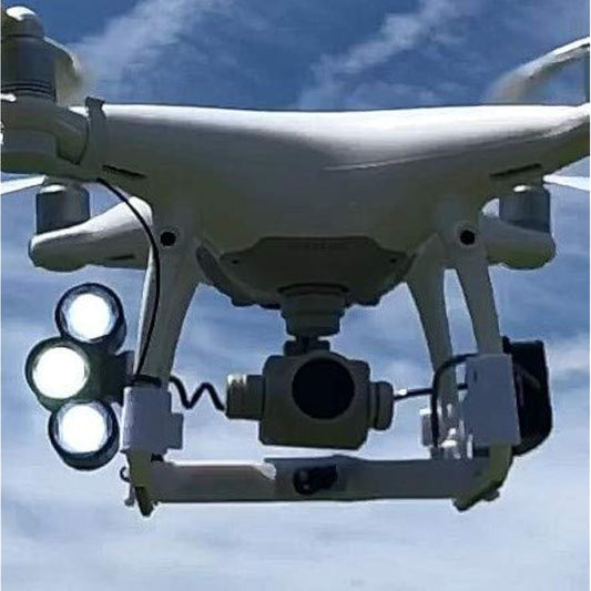 Prolite Searchlight Release Drop for DJI Phantom 4 Plus with Model Device for Drone Fishing, Bait Release, Search, Rescue and Payload Delivery, Fun Activities