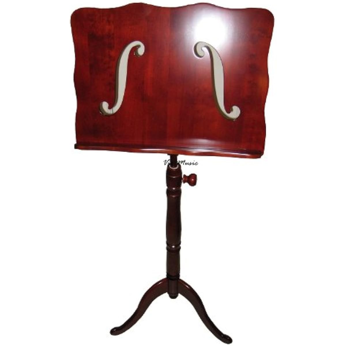 Vio-music Wooden music stand Traditional F-hole design
