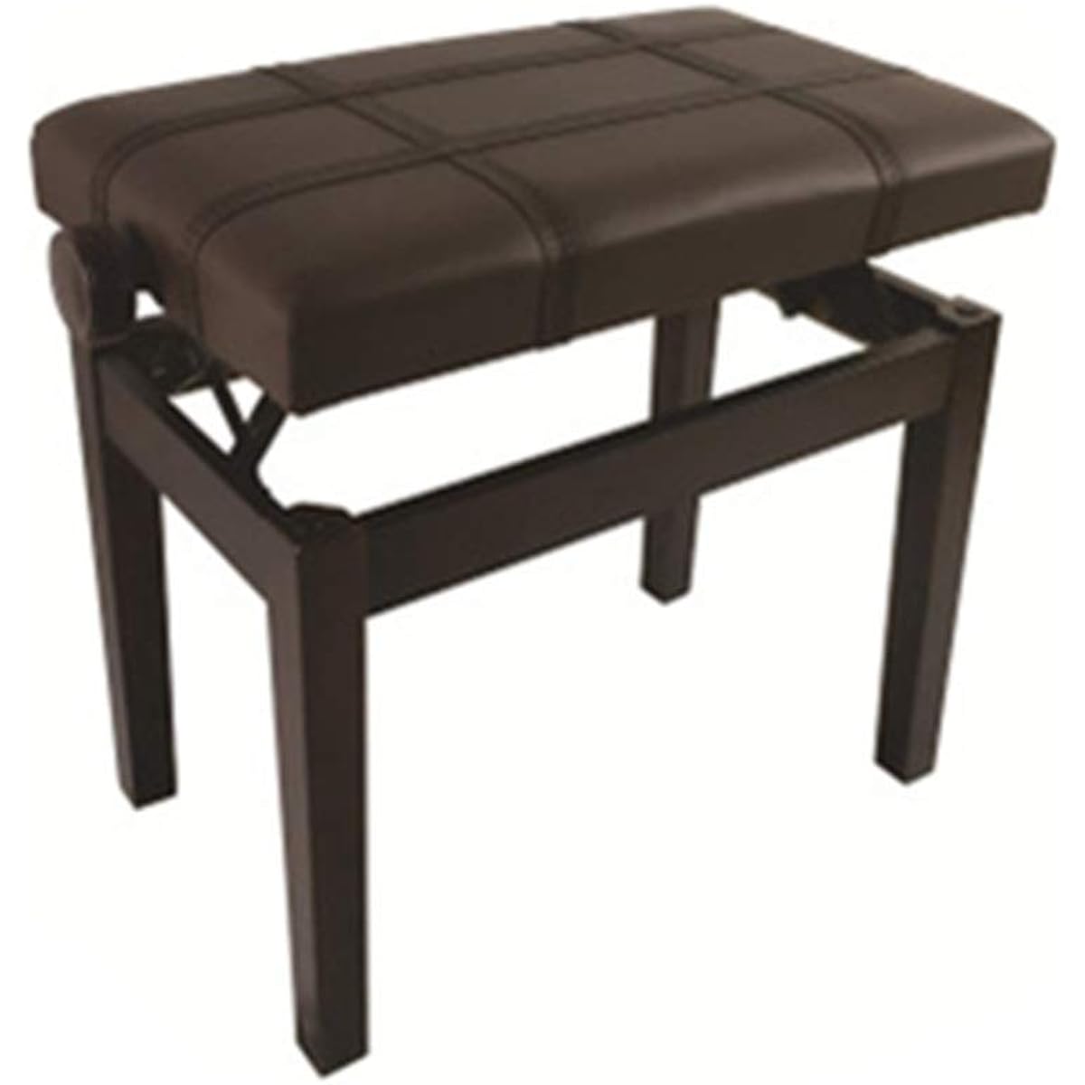 Piano Bench Single Solid Wood Piano Stool Single Adjustable Ergonomic Piano Stool Comfortable Seating Experience (Color : Brown, Size : 63x34x47cm)