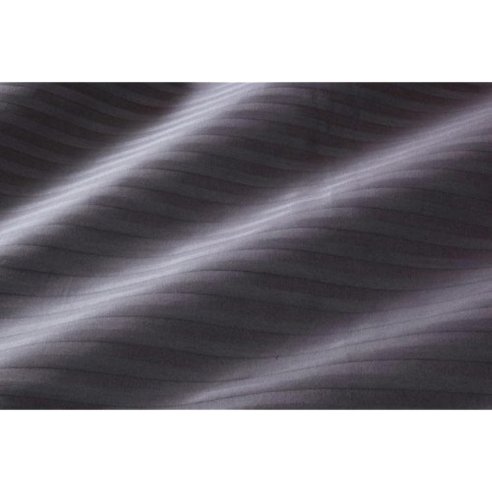 Hotel Style Satin Stripe Cover Regina Duvet Cover Queen Long Size Charcoal Gray HS24050-139