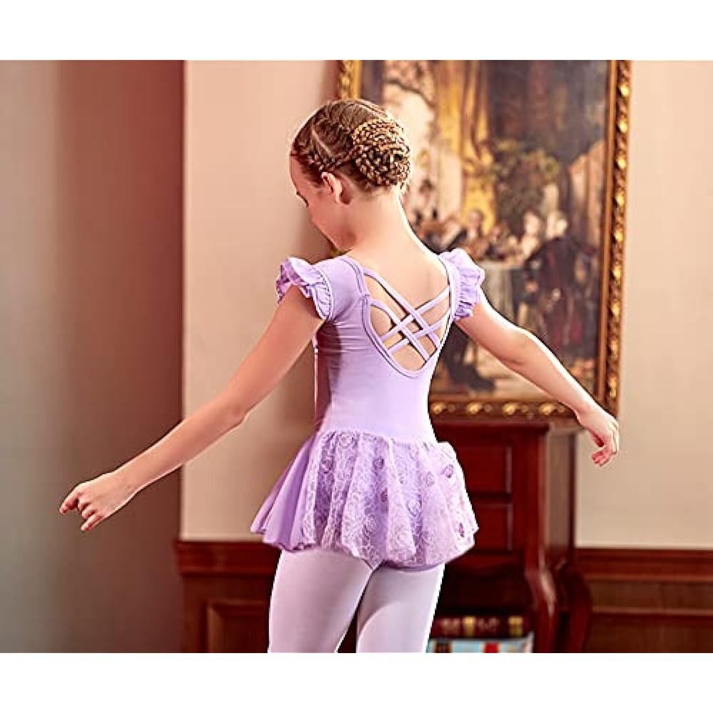 [Pro Dance] ProDance Rose Embroidery Kids Ballet Leotard Camisole PKK002M