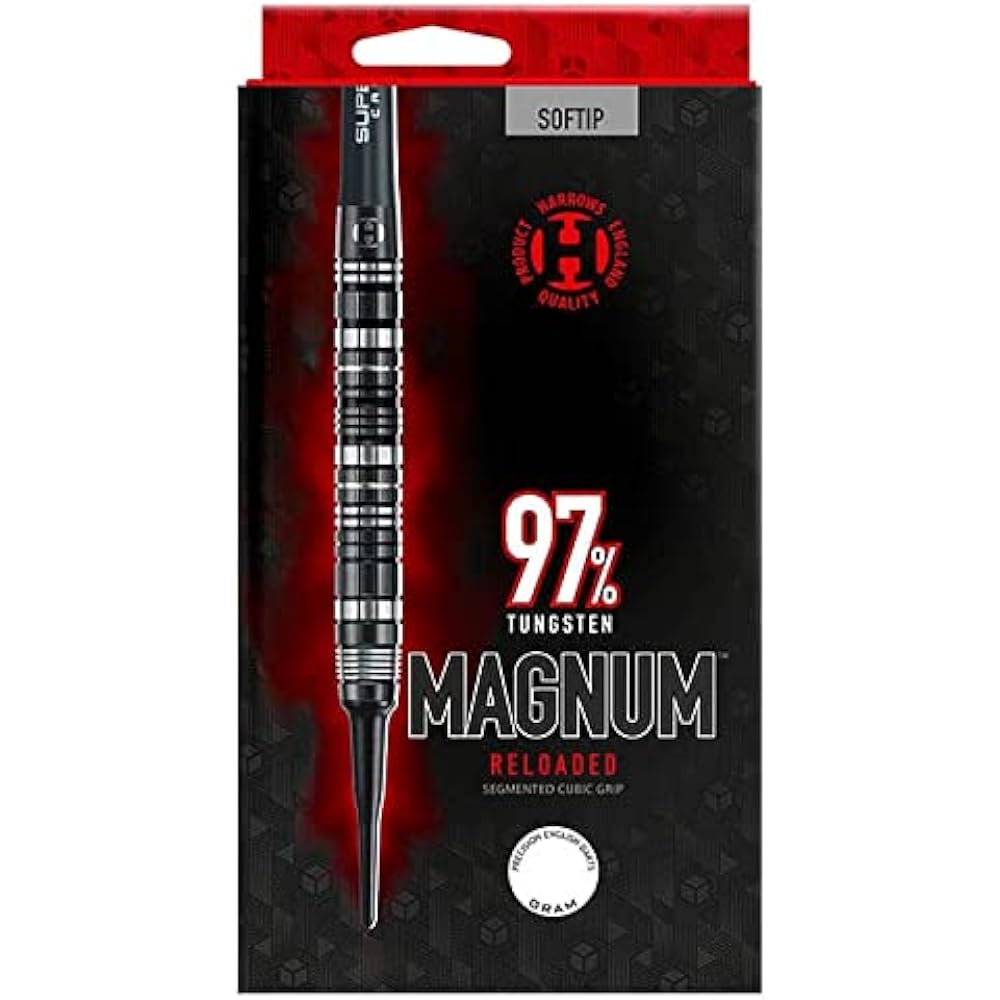 Harrows Magnum Reload Tungsten 97% Soft Tip Darts (18)