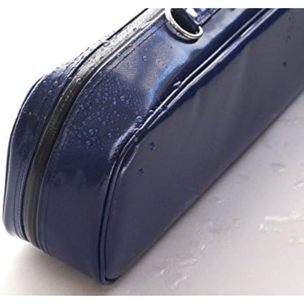 NAHOK Whistle Pocket Separate Shinobue Case 60 "Krysar 60/wf" Deep Blue/Ivory [German Waterproof Fabric x Special Temperature Adjustment Function & Shock Absorbing Material + Waterproof Zipper] Fabric from Germany, Made in Japan.