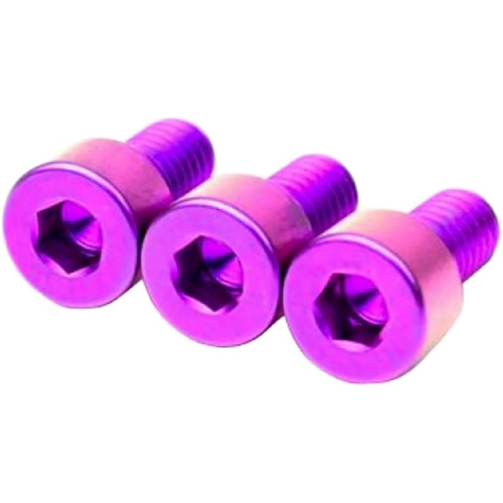 FU-TONE Titanium Nut Clamping Screw Set (3)–RED