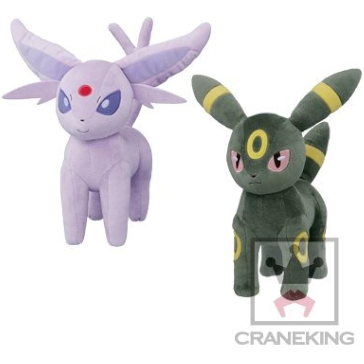Banpresto I LOVE EIEVUI Large Plush Toy - Espeon and Umbreon - Set of 2