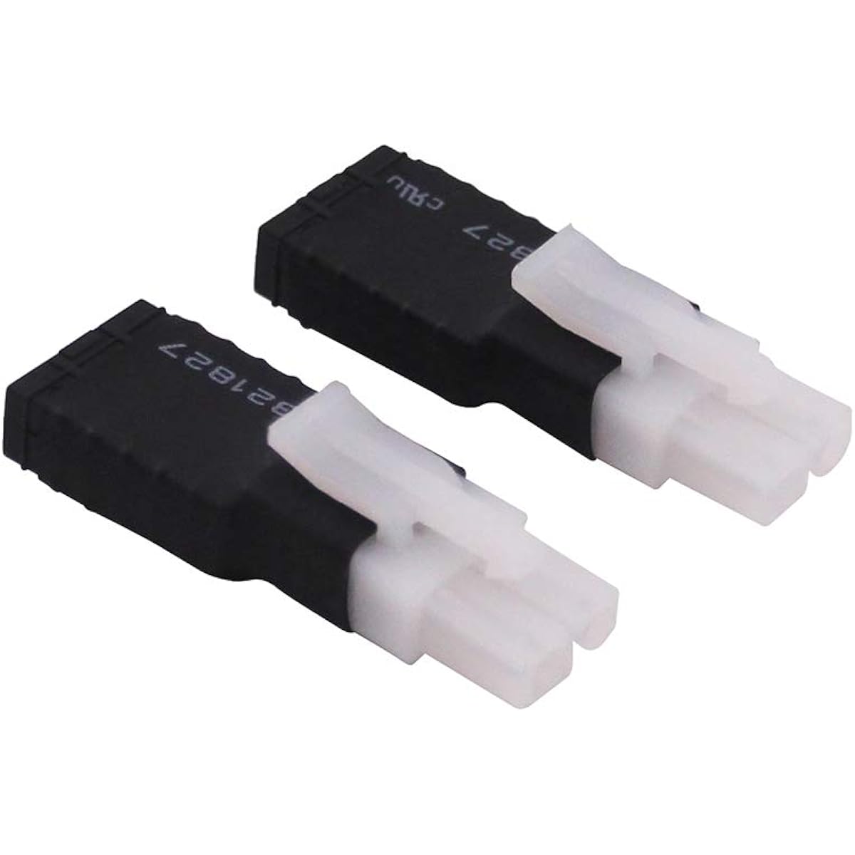 OliYin 2 Pieces TRX Female to Big Tamiya Male Connector Adapter for LiPo Battery (2 Pack)