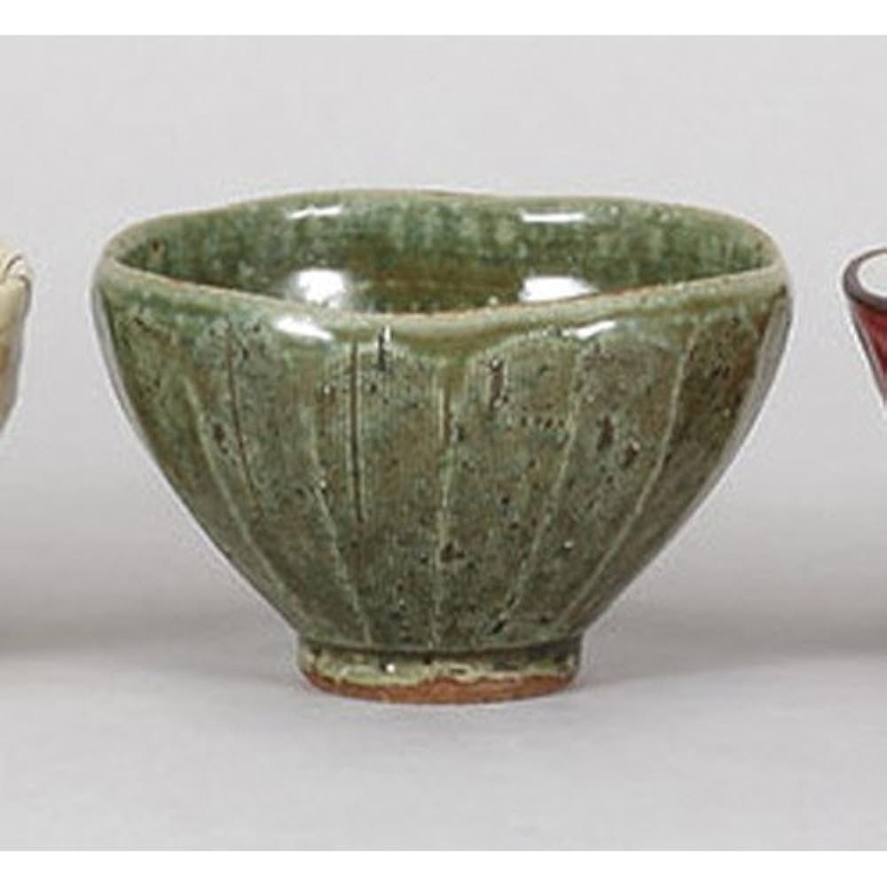 10 pcs. Nakahira Oribe rice bowls [11.7 x 7.5cm] Souvenirs [Rotei, inns, Japanese utensils, restaurants, business utensils, utensils]
