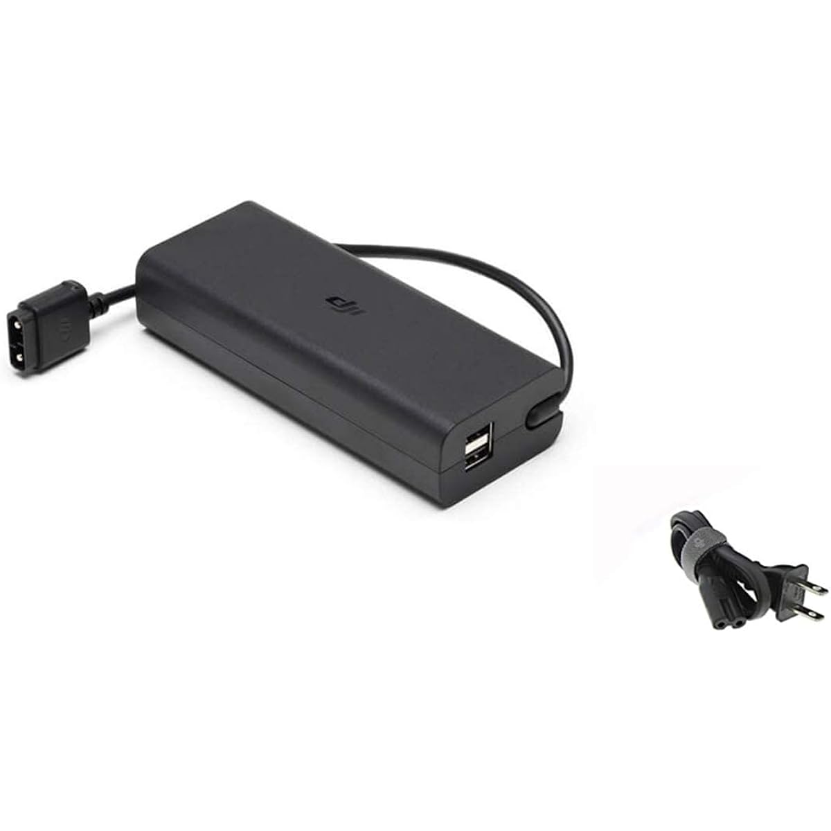 DJI FPV AC Power Adapter for Fast Charging with 90W Output, Black