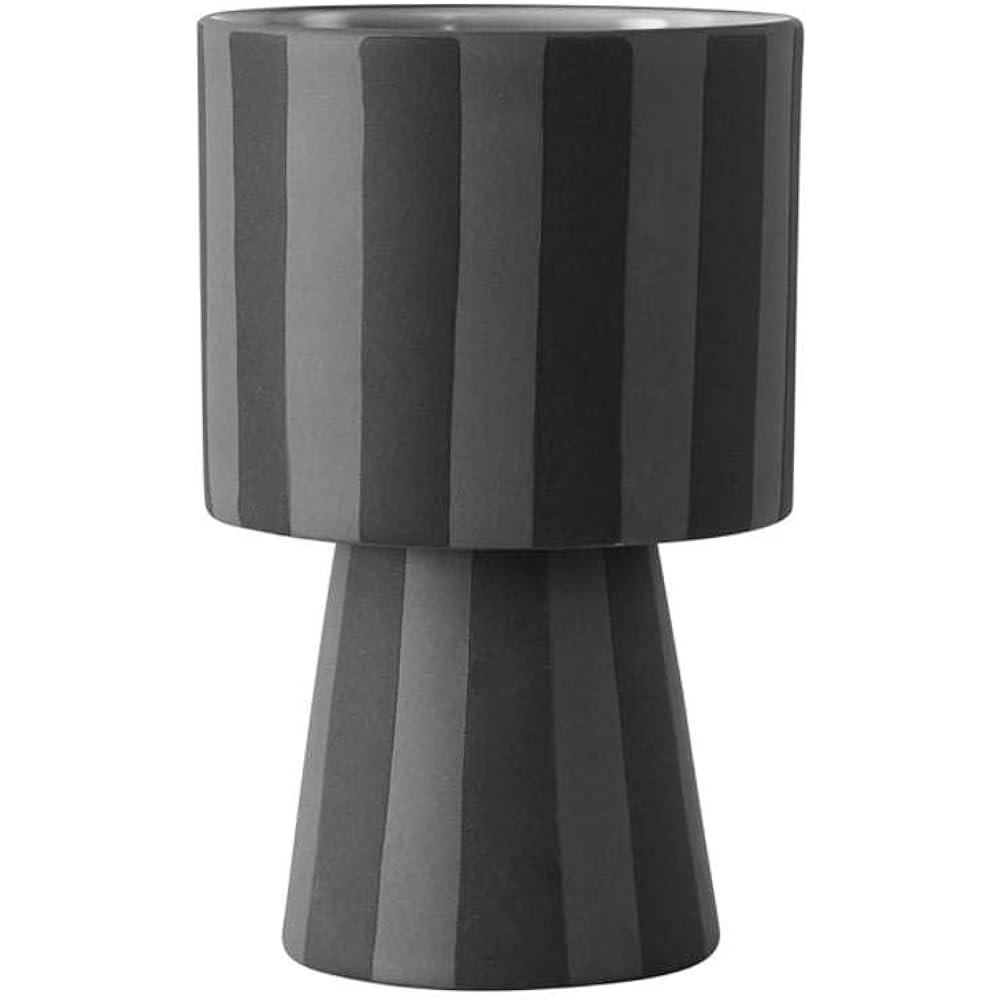 OYOY Scandinavian Planter Ceramic Flower Pot Stylish Antique Interior Toppu Vase White/Black
