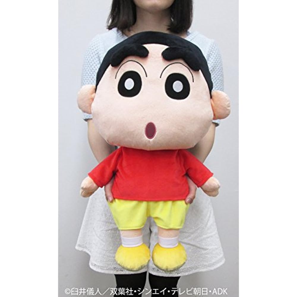 Sanei Boeki Crayon Shin-chan Shin-chan (L) W32 x D22 x H57cm Plush Toy SN07