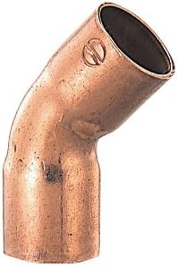 Kakudai Copper tube 45 degree elbow 6691-66.68