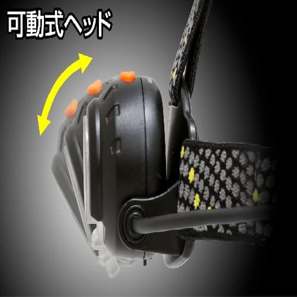 GENTOS Flashing Function LED Headlight HEAD WARS Series HW-X333HD