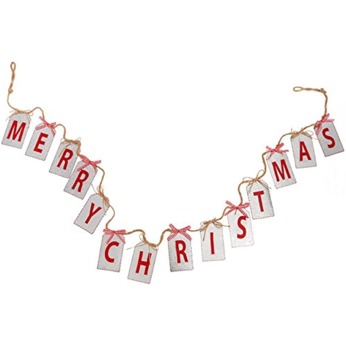 Shindigz Merry Christmas Metal Letter Banner