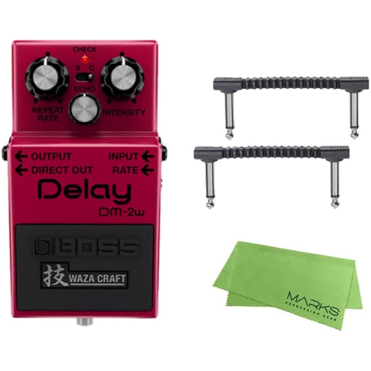 [WARWICK patch cable + cross set] BOSS Delay DM-2W(J) waza craft (made in JAPAN)
