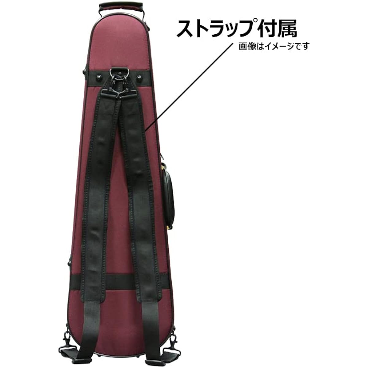 [Limited Color] Super Light Shaped Case Lightweight Semi-Hard Case for Violin (4/4 Triangular Shape) [Lattice Green]