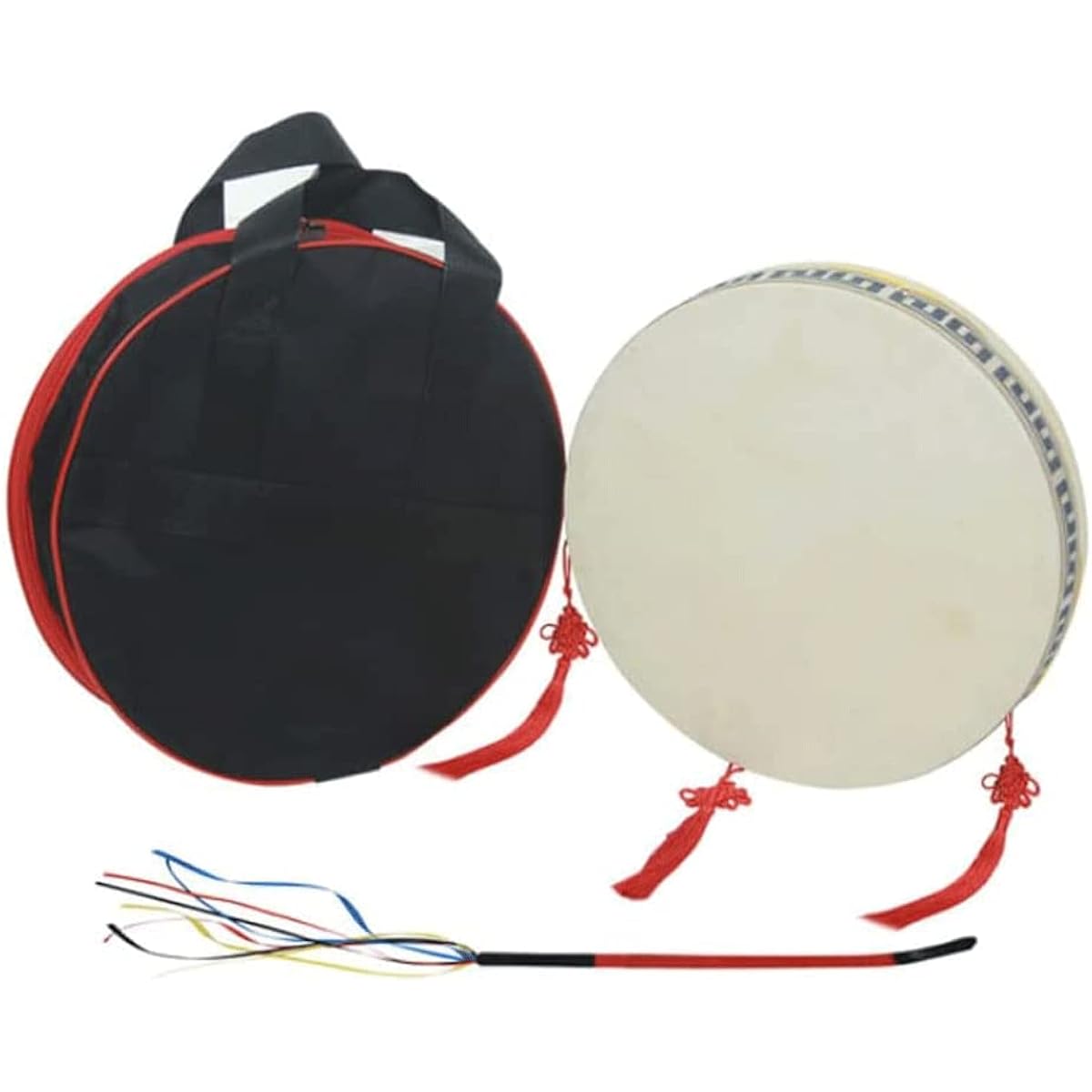 Unique Slit Drum Traditional Drum Wooden Drum with Drum Kit Drum Whip Shaman Drum Kids Adult Portable Ether Drum and Hand Drum Beautiful Voice