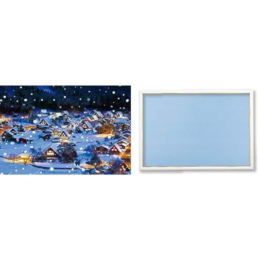 1000 Piece Jigsaw Puzzle Snowing Shirakawa-go Gold Mall White Set