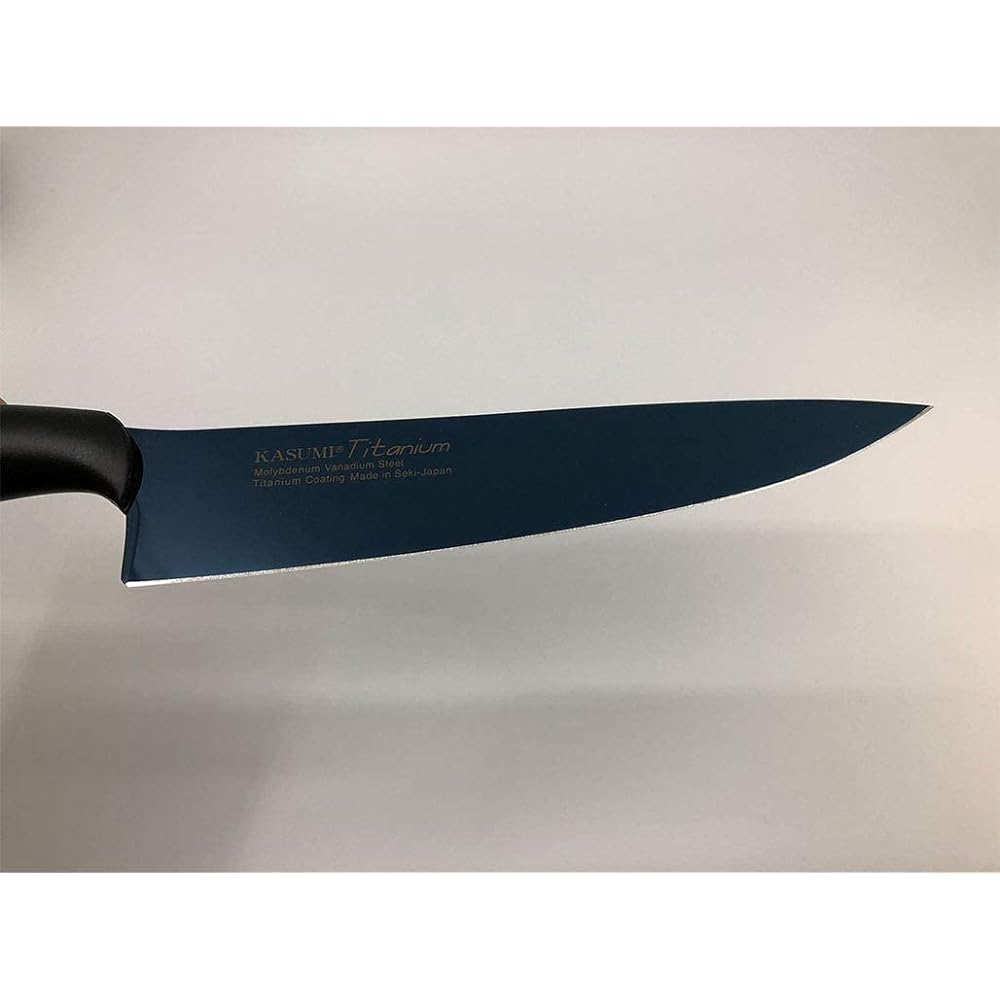 KASUMI SUMIKAMA Blue Titanium Coated Knife (Sword-shaped Knife 200mm)