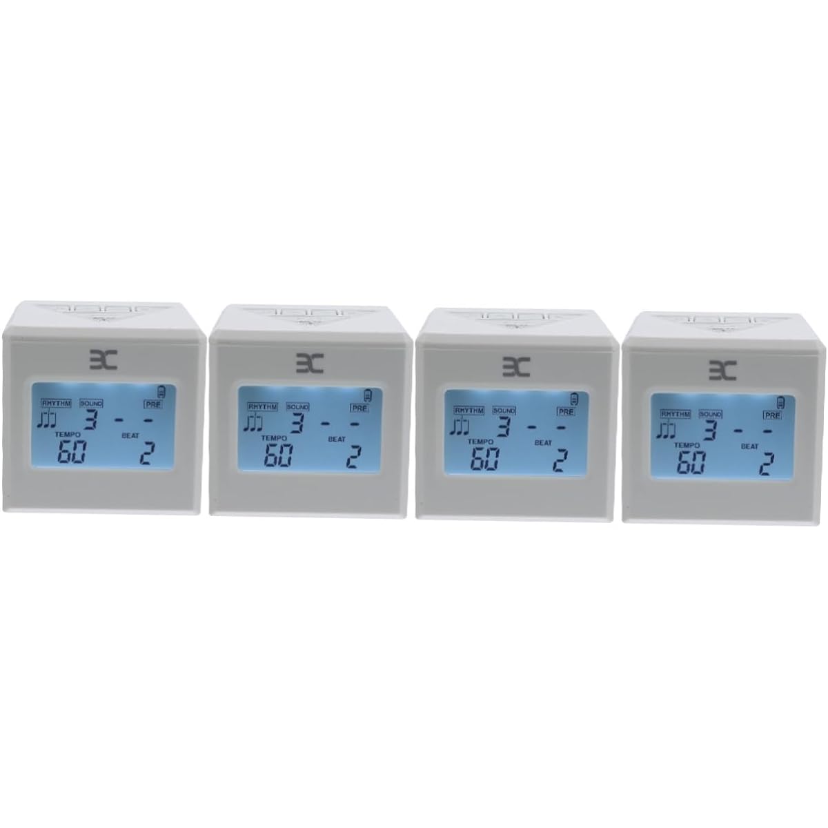 VICASKY Set of 4 Rhythms Ukulele Accessories Guitar Tuner Digital Guitar Metronome Violin Tuner Piano Accessories Piano Metronome Digital Metronome Beats