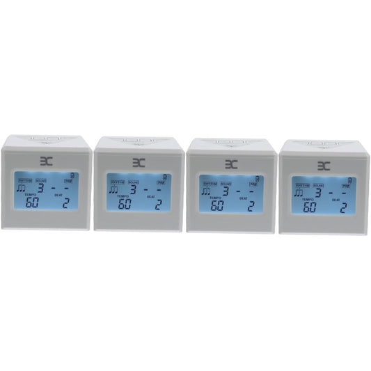 VICASKY Set of 4 Rhythms Ukulele Accessories Guitar Tuner Digital Guitar Metronome Violin Tuner Piano Accessories Piano Metronome Digital Metronome Beats