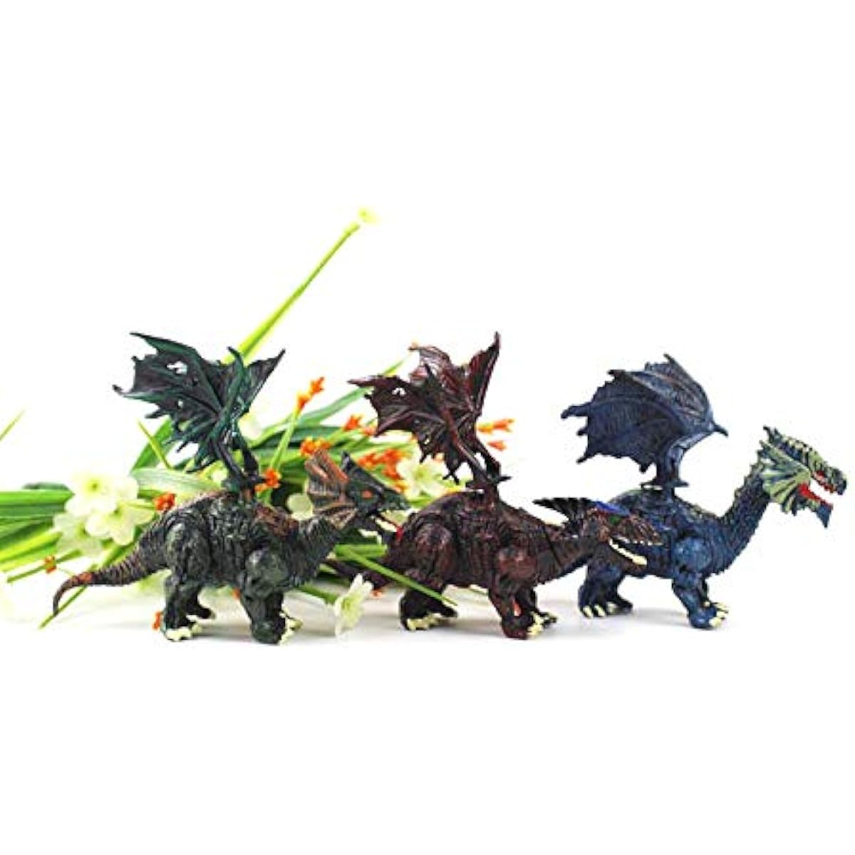 PowerTRC Deluxe 3D Dragon Action Figure Jurassic Inspired Hatching Eggs 12-Pack | Disassembly Puzzle Toy | Perfect for kids' party favors and bulk toy excitement!