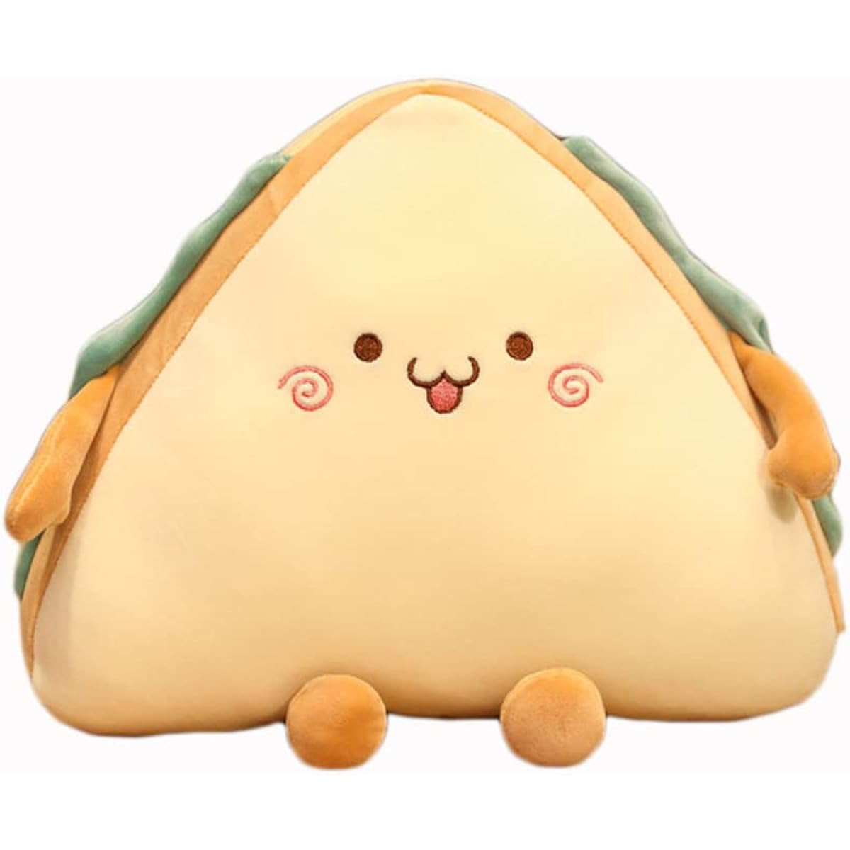 XIYUAN 15.7inch Cute Food Plush Pillow Cute Sandwich Soft Stuffed Animal Soft Bread Pillow Cuddle Toy Sofa Bed Cushion Pillow Kids Toy Home Decoration Gift