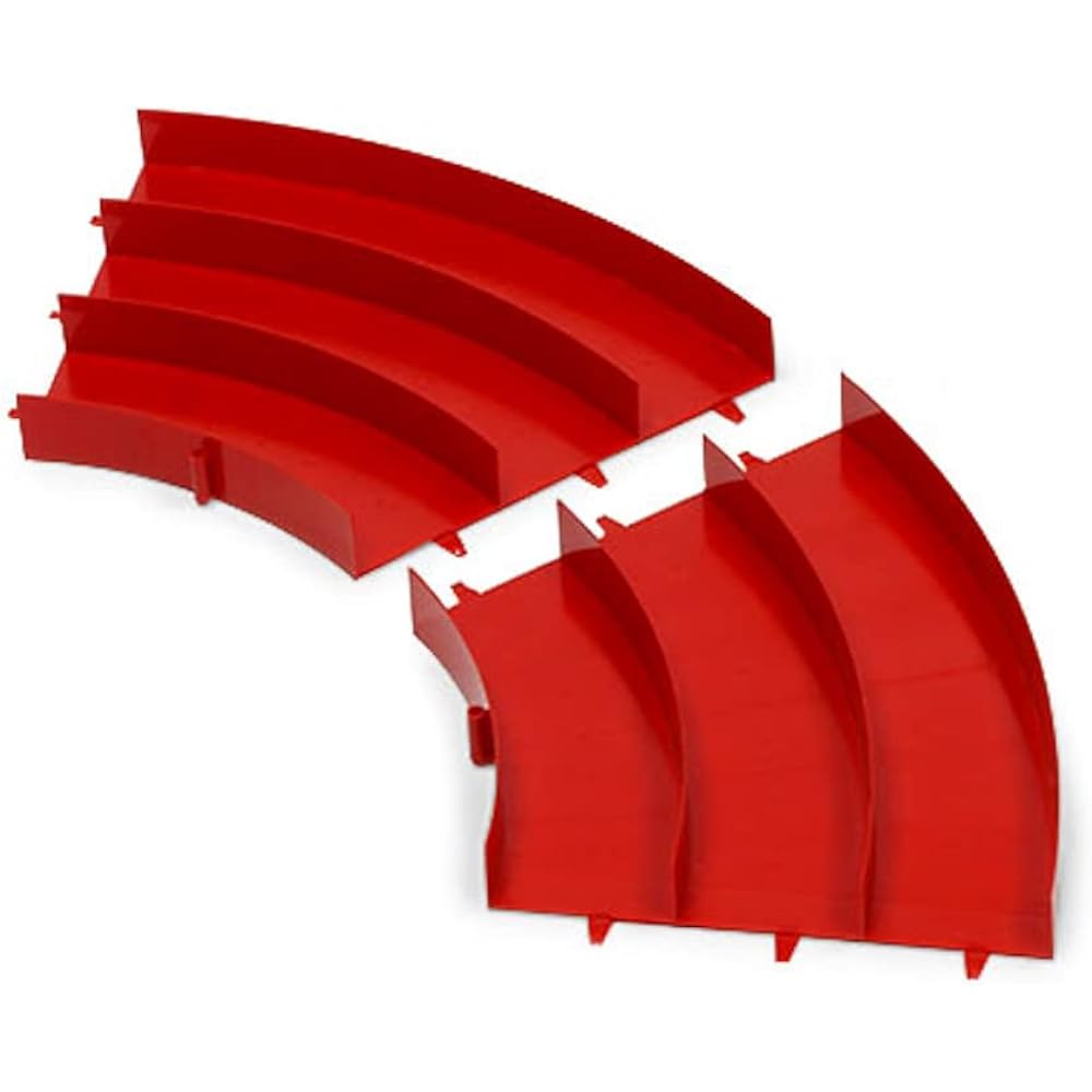 Tamiya Mini 4WD Special Limited Japan Cup Junior Circuit Curve (Blue/Red) Set of 4 each 69578