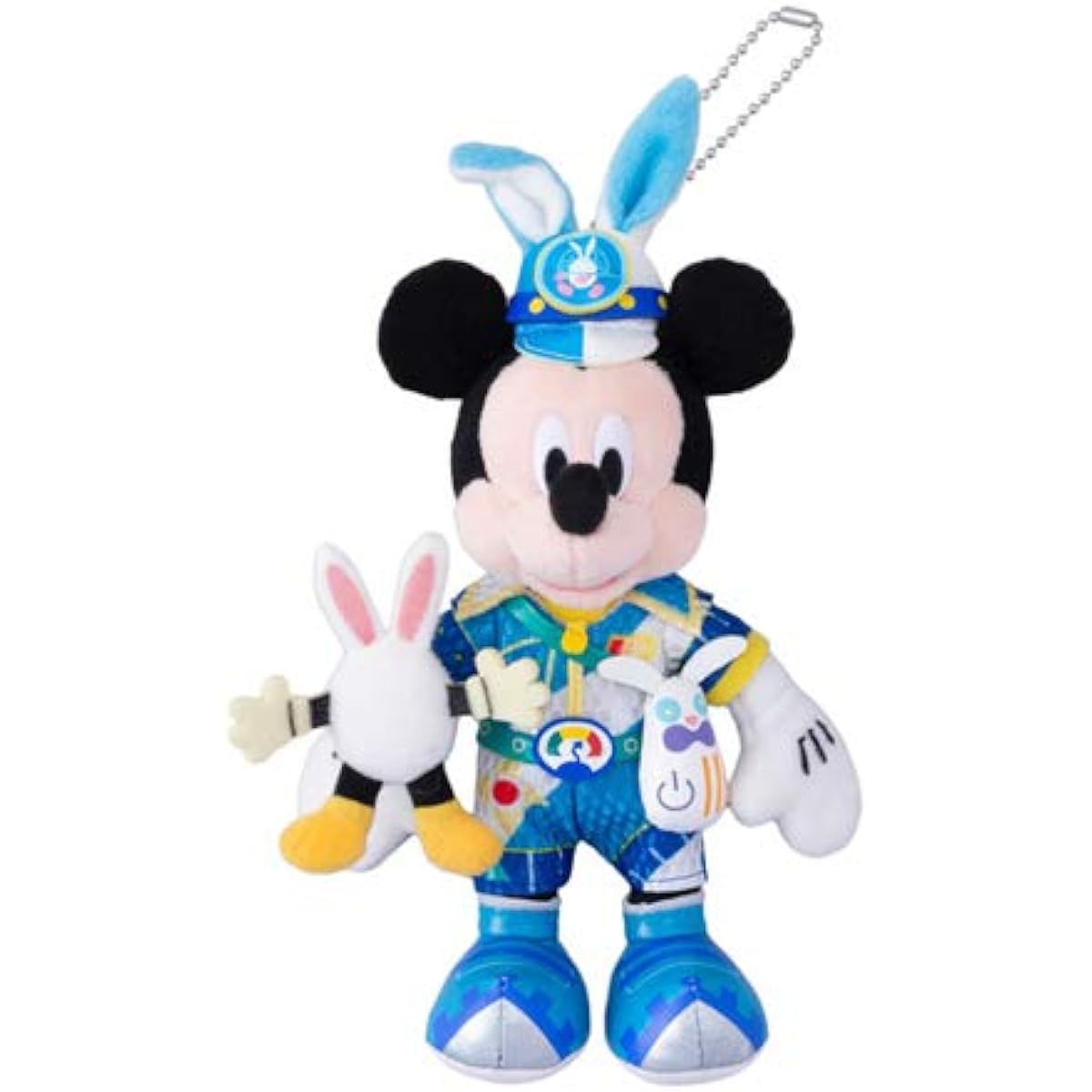 Mickey Mouse Plush Badge Disney Easter 2019 Plush Disney Souvenir [Tokyo Disneyland Exclusive]