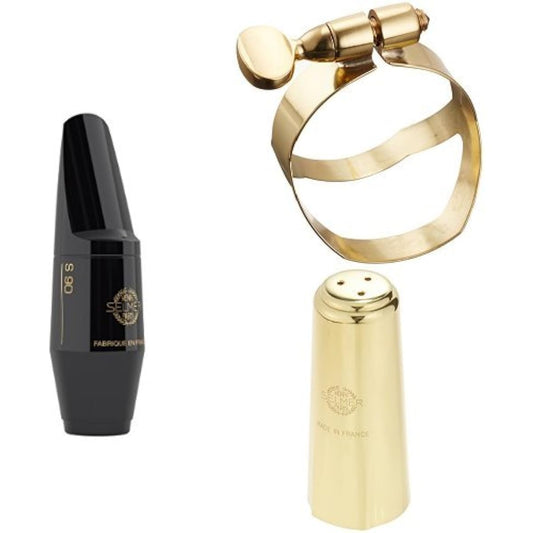 Selmer Paris Alto Saxophone Mouthpiece S90 170 Ligature and Cap Set