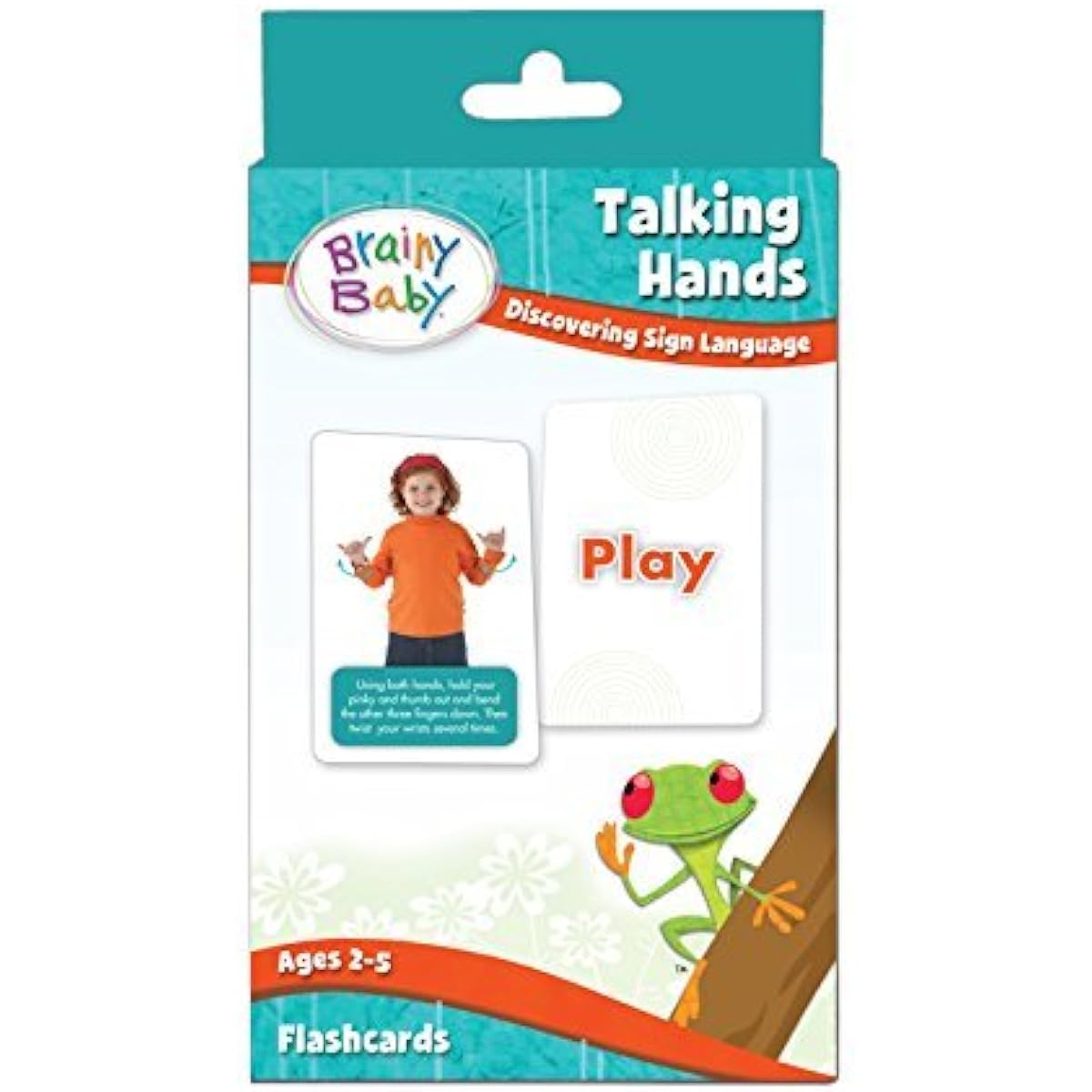 [Brainy Baby] Brainy Baby Sign Language Flashcard Set Talking Hands: Discovering Sign Language Deluxe Edition [Parallel Import]