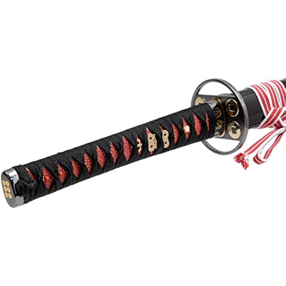 Takumitoubou Imitation Sword Sanada Rokumonsen Koshirae Black Scabbard Large Sword NEU-018RBK