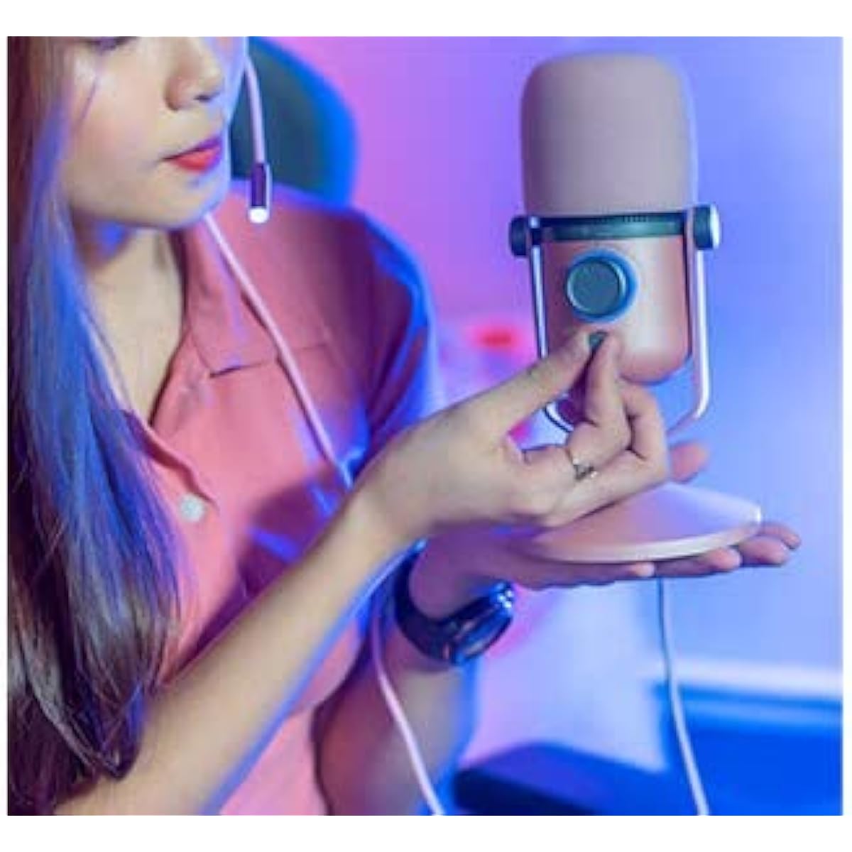 Thronmax M4 ROSA EDITION USB Microphone Tabletop Type