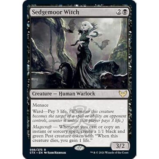 Magic: The Gathering - Sedgemoor Witch - Foil - Strixhaven: School of Mages