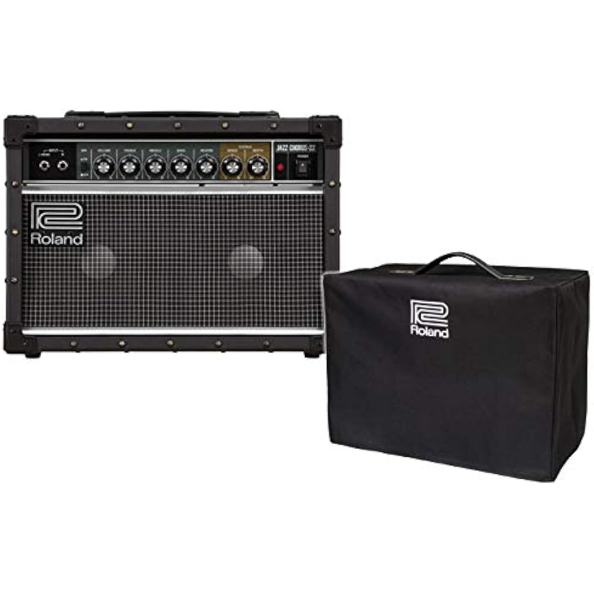 Roland ROLAND JC-22 Jazz Chorus Guitar Amplifier Jazz Chorus Guitar Amplifier with Genuine Amplifier Cover Set of 2