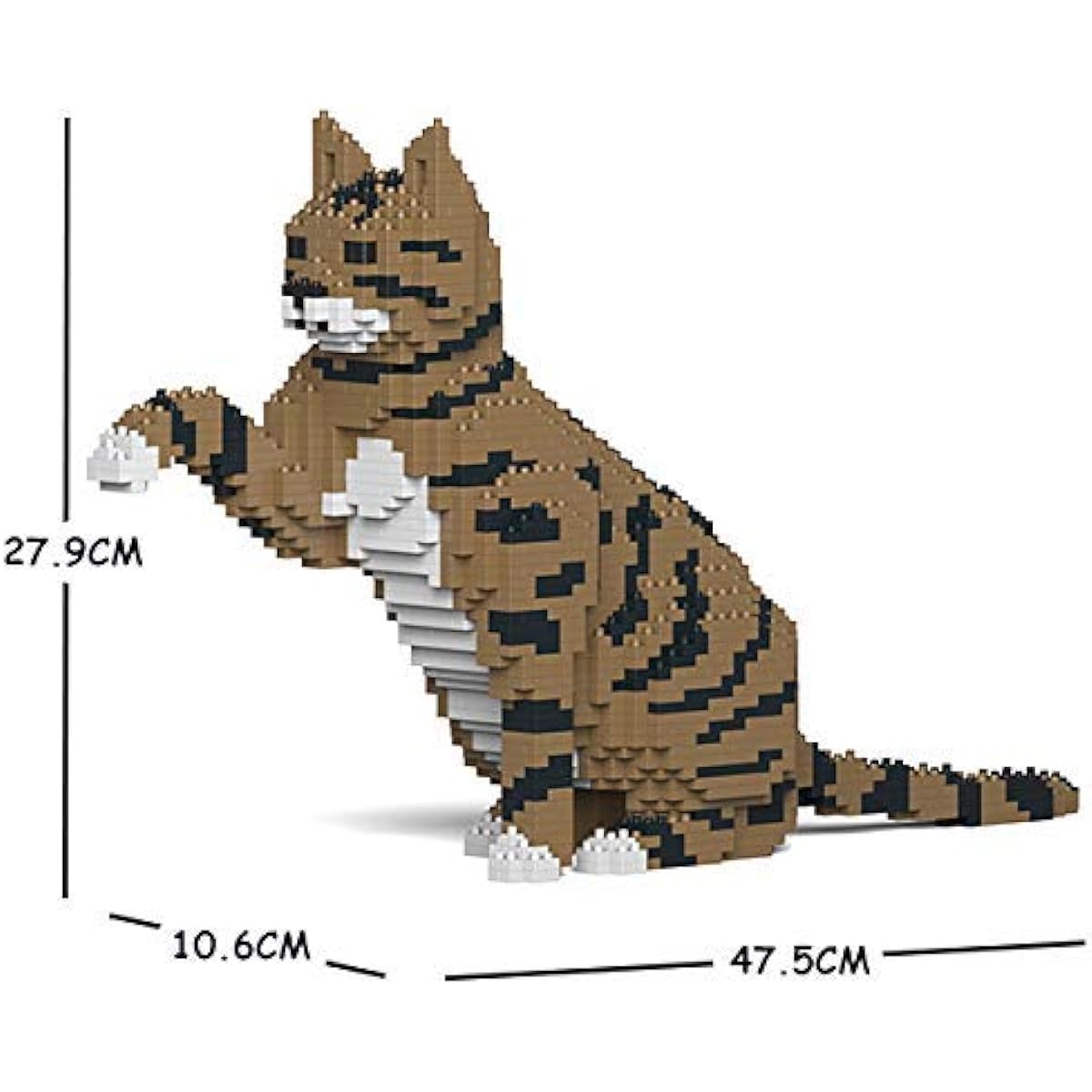 JEKCA Jekka Block Tabby Cat Beige 04S-M04