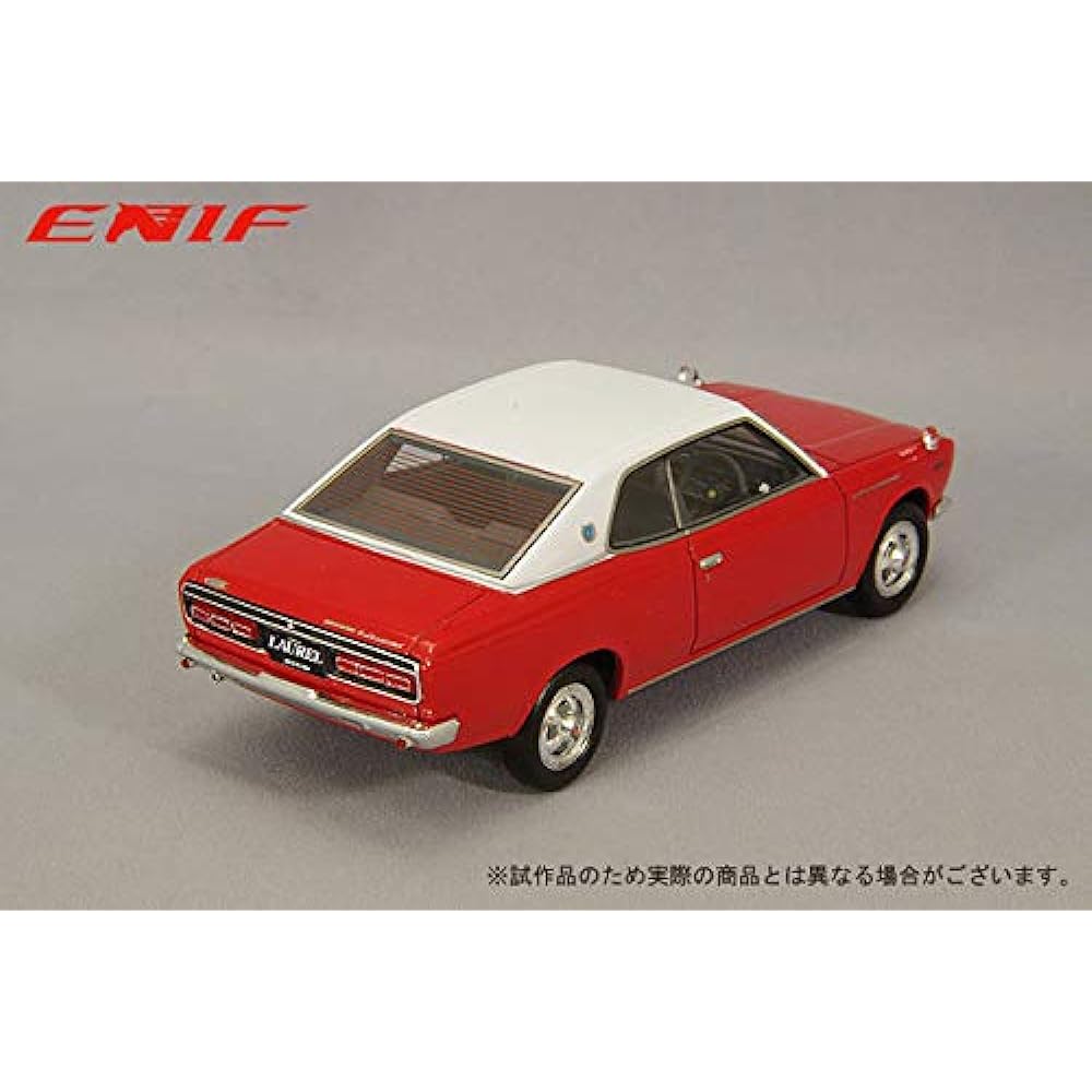 ENIF 1/43 Nissan Laurel 2000GX 2-Door Hardtop 1970 Vital Red Leather Top Specification Finished Product