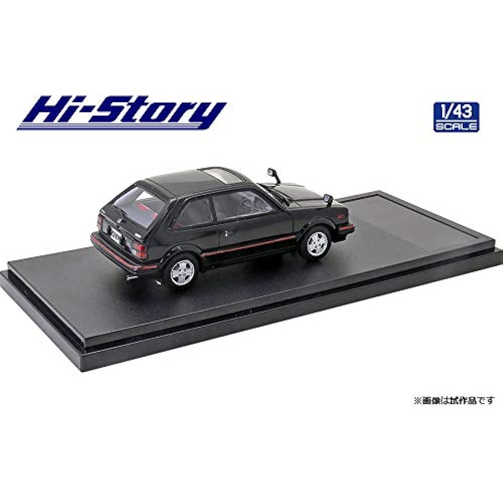 Hi Story 1/43 Honda CIVIC CX-S (1981) Black Finished Product HS316BK