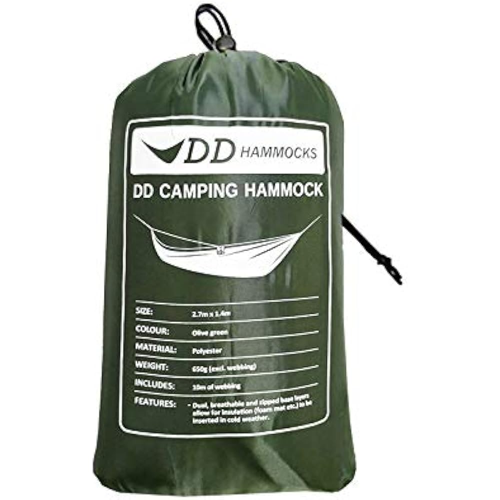 DD Hammocks DD Camping Hammock (Olive Green) Genuine Japanese Product