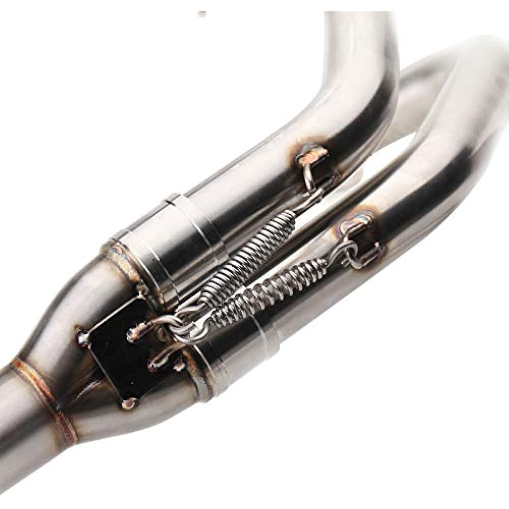 Motorcycle Exhaust Port Exhaust Pipe Intermediate Pipe Compatible with YAMAHA YZF-R3R25 Inlet 50.8mm