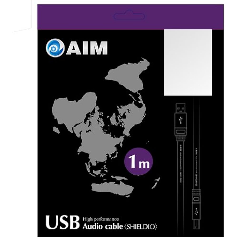 Aim Electronics SHIELDIO Series Audio USB Cable 1m UAC-F010