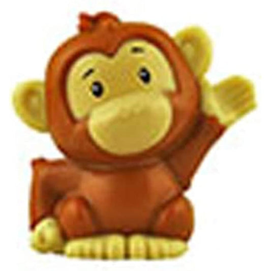 Fisher-Price Little People Big ABC Animal Train Playset HCL79 Replacement Brown and Tan Monkey.