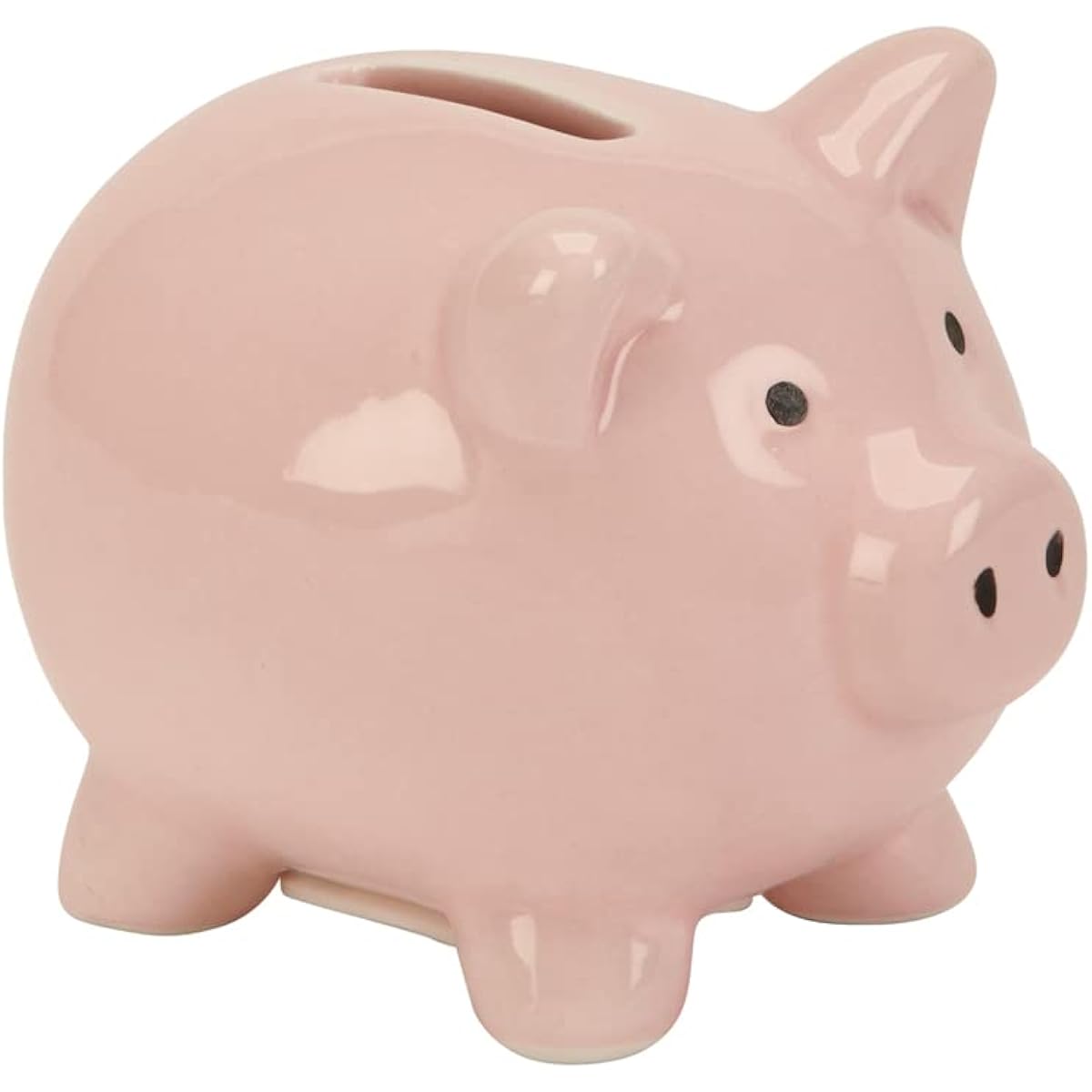 Creative Gifts International Small Pink Ceramic Pig Money Box 3" x 4" x 3" with Gift Box