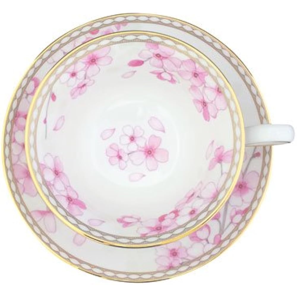 [Regular Imported Product] Wedgwood Spring Blossom Tea Cup & Saucer (Peony) Wedding Gift Present 1053201