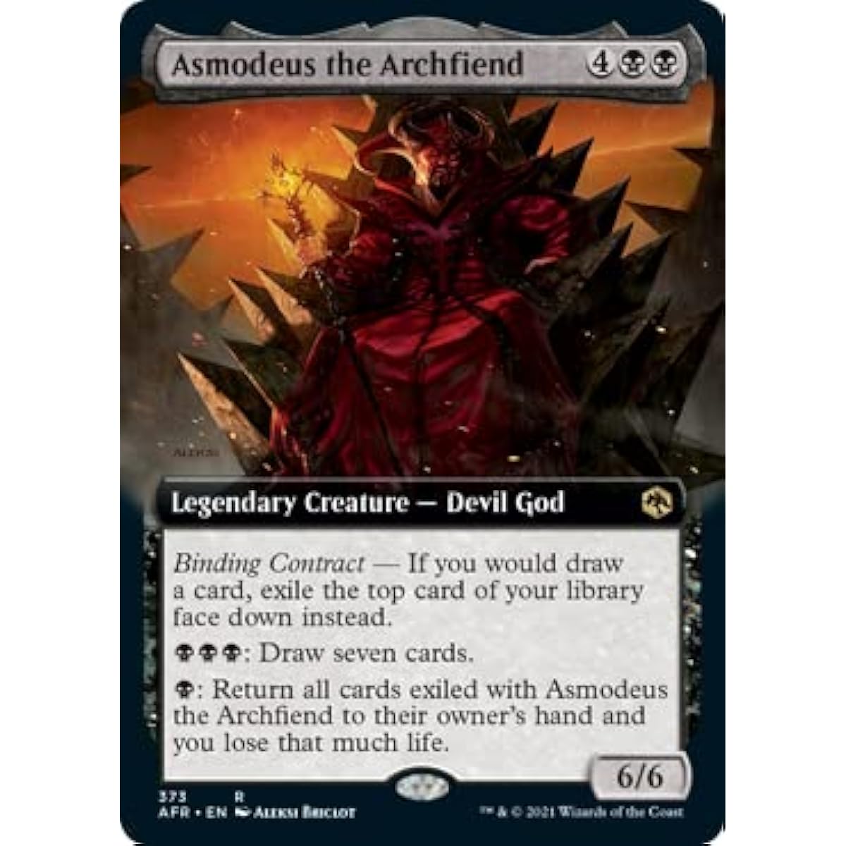 Magic: The Gathering - Archdemon Asmodeus - Extended Art - Adventures in the Forgotten Realms